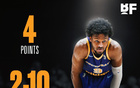 布朗尼本季NBA+發(fā)展聯(lián)盟三分全失，總計(jì)0中。
