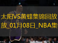 01月08日NBA常規(guī)賽 太陽 - 黃蜂 精彩鏡頭